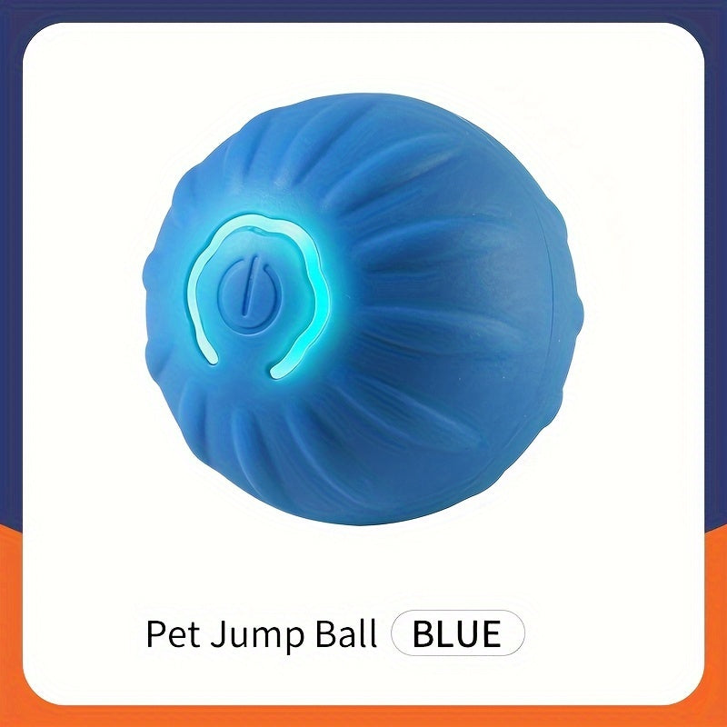 Automatic Rolling Ball Toy, Durable Dog Chew Ball Toy, Pet Grinding Toy, Gravity Jump Ball Toy, Dog Interactive Toy