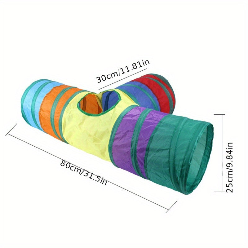 Foldable Pet Cat Tunnel Toy For Endless Fun And Playtime