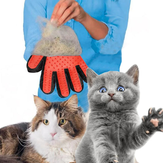 Cat grooming cleaning brush wool gloves cat grooming gloves cat hair removal gloves dog cleaning Pet comfort brush