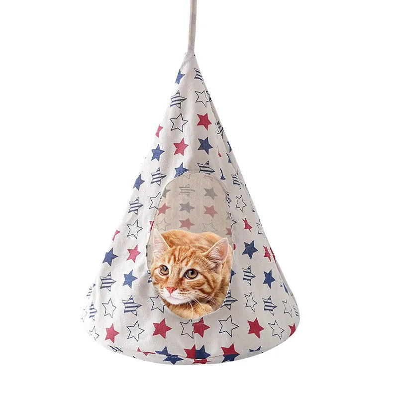 Creative Cat Hammock Breathable Hanging Basketnest Cat Bed Pet Nest Hanging Cage Pet Products Cat Accessories Hammock