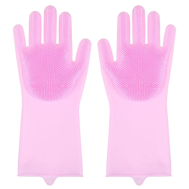 General Silicone Pet Bath Massage Gloves, Hair Removal Bath Brush, Pet Cleaning Products for Cats and Dogs