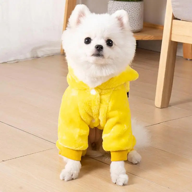 Anime Cartoon Pokemon Pet Clothing Kawaii Pikachu Autumn Winter Coral Fleece Warm Clothing Cute Cats and Dogs Christmas Gift